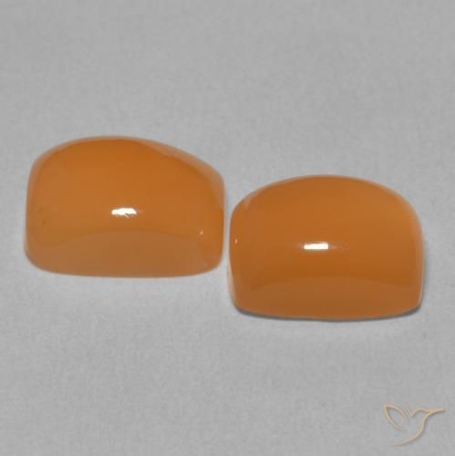 Shop natural 5.14ct Orange rougeâtre Pierre de lune gems, Coussin, from Inde at GemSelect. In stock, global shipping!