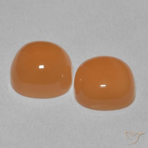 Shop natural 4.54ct Orange clair Pierre de lune gems, Coussin, from Inde at GemSelect. In stock, global shipping!