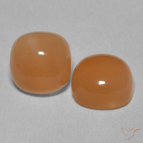 Shop natural 4.79ct Orange rougeâtre Pierre de lune gems, Coussin, from Inde at GemSelect. In stock, global shipping!