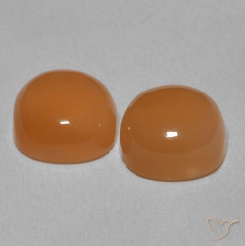 Shop natural 4.79ct Orange rougeâtre Pierre de lune gems, Coussin, from Inde at GemSelect. In stock, global shipping!