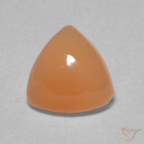 1.67ct Naturel Pourpre rougeâtre léger Pierre de lune, Trillion, Translucide