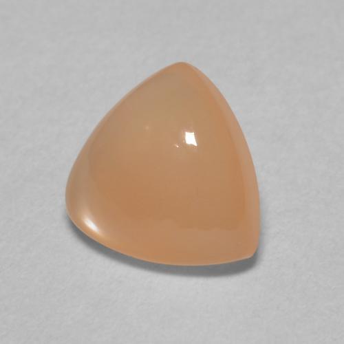 Pierre de lune Medium Light-Orange naturelle Trillion, 1.45 ct, Translucide