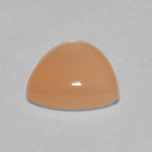 Pierre de lune Medium Light-Orange naturelle Trillion, 1.45 ct, Translucide