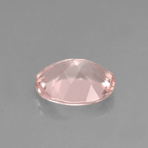 Morganite rose naturelle coupe ovale, 1,47 ct, VVS-VS