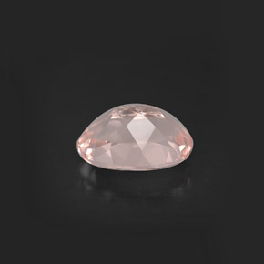 Morganite rose naturelle coupe ovale, 1,58 ct, VVS-VS
