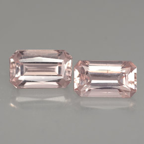 Achetez naturel ct rose morganite gems, taille émeraude, en provenance afghanistan chez gemselect. en stock, livraison internationale!