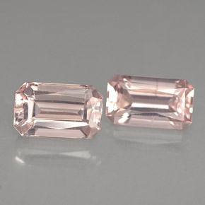 Achetez naturel ct rose morganite gems, taille émeraude, en provenance afghanistan chez gemselect. en stock, livraison internationale!