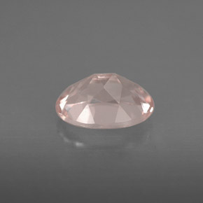 Morganite rose naturelle coupe ovale, 1,18 ct, VS