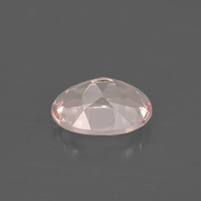 Morganite rose naturelle coupe ovale, 1,12 ct, VVS