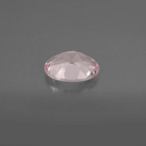 Morganite rose naturelle coupe ovale, 1,02 ct, VVS