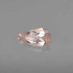 Morganite rose naturelle en forme de poire, 0,57 ct, VVS-VS
