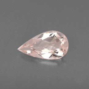 Morganite Rose clair naturelle En forme de poire, 0.47 ct, VVS