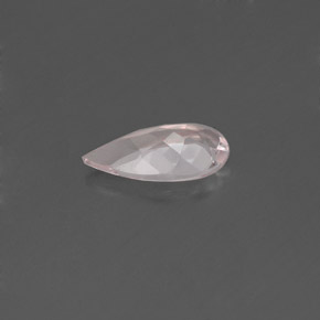 Morganite Rose clair naturelle En forme de poire, 0.50 ct, VVS-VS