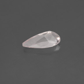 Morganite rose naturelle en forme de poire, 0,63 ct, VVS-VS