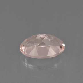 Morganite rose naturelle coupe ovale, 0,67 ct, VVS