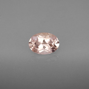 Morganite rose naturelle coupe ovale, 0,76 ct, VVS-VS