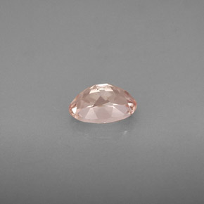Morganite rose naturelle coupe ovale, 0,76 ct, VVS-VS