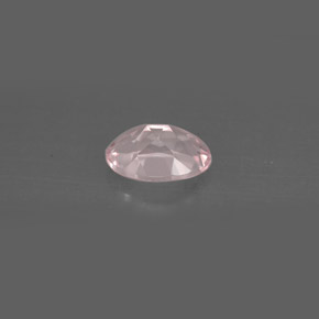 Morganite rose clair naturelle coupe ovale, 0,72 ct, VVS