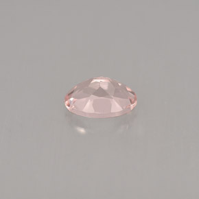 Morganite rose naturelle coupe ovale, 0,73 ct, VVS-VS