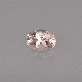 Morganite rose naturelle coupe ovale, 0,76 ct, VVS-VS