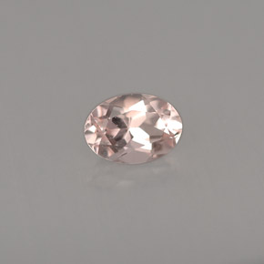 Morganite rose naturelle coupe ovale, 0,76 ct, VVS-VS