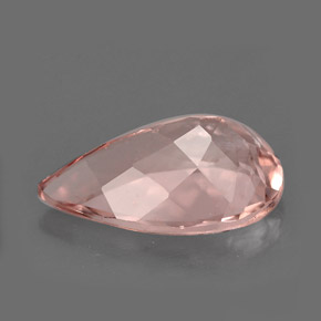 Morganite Rose clair naturelle En forme de poire, 3.13 ct, VS