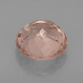Morganite Saumon naturelle Coupe roude, 2.43 ct, VVS