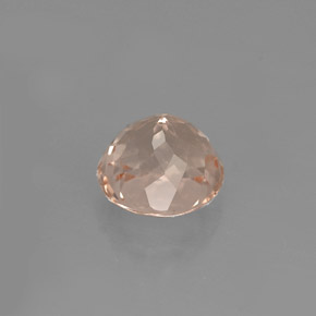 Morganite rose naturelle coupe roude, 1,20 ct, VS