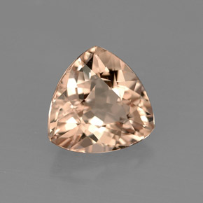 Morganite rose naturelle trillion, 1,94 ct, VS