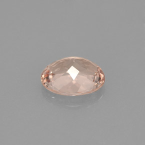 Morganite Rose clair naturelle Coupe ovale, 1.42 ct, VVS