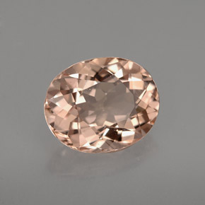 Morganite rose naturelle coupe ovale, 2,29 ct, VVS-VS