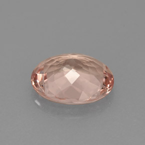 Morganite Rose clair naturelle Coupe ovale, 1.70 ct, VVS-VS