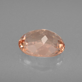 Morganite rose naturelle coupe ovale, 1,51 ct, VVS-VS