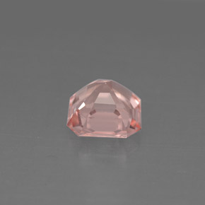 Morganite rose naturelle taille émeraude, 1,28 ct, VVS-VS