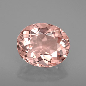 Morganite Saumon naturelle Coupe ovale, 2.16 ct, VVS