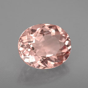Morganite Saumon naturelle Coupe ovale, 2.16 ct, VVS