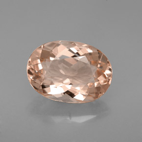 Morganite Saumon naturelle Coupe ovale, 2.73 ct, VVS-VS