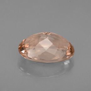 Morganite Saumon naturelle Coupe ovale, 2.73 ct, VVS-VS