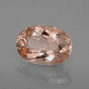 Morganite rose naturelle coupe ovale, 2,73 ct, VVS-VS