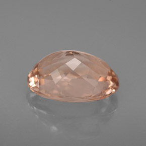 Morganite rose naturelle coupe ovale, 2,73 ct, VVS-VS