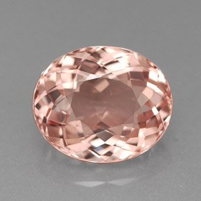 Morganite rose naturelle coupe ovale, 2,79 ct, VVS-VS
