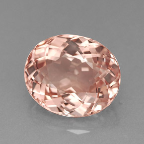 Morganite rose naturelle coupe ovale, 2,79 ct, VVS-VS