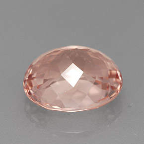 Morganite rose naturelle coupe ovale, 2,79 ct, VVS-VS