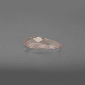 Morganite rose naturelle en forme de poire, 0,74 ct, VS