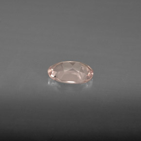 Morganite rose naturelle coupe ovale, 0,60 ct, VVS-VS