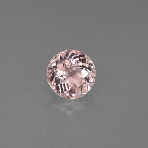 Morganite Rose clair naturelle Coupe roude, 1.27 ct, VS
