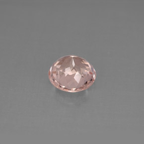 Morganite rose naturelle coupe roude, 1,19 ct, VS