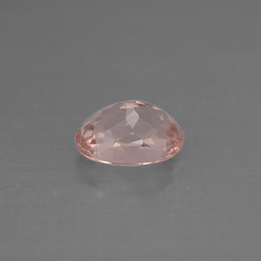 Morganite Rose clair naturelle Coupe ovale, 1.26 ct, VS