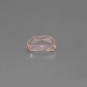 Morganite rose naturelle taille émeraude, 0,73 ct, VVS-VS