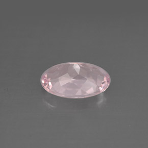 Morganite rose naturelle coupe ovale, 1,27 ct, VS